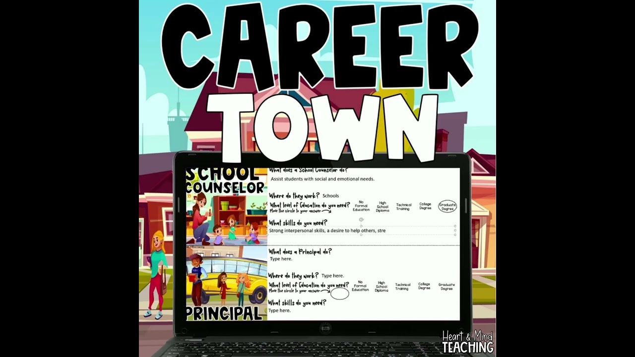 Career Town Digital Version by Heart and Mind Teaching