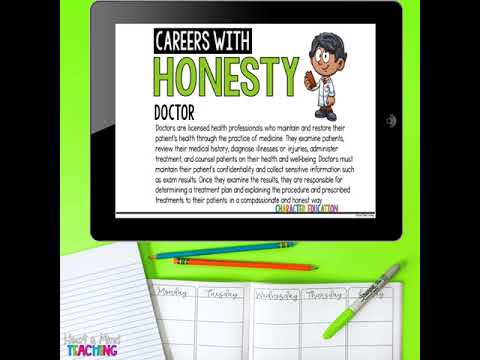Character Education Honesty by Heart and Mind Teaching