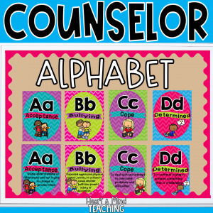 Counselor alphabet line