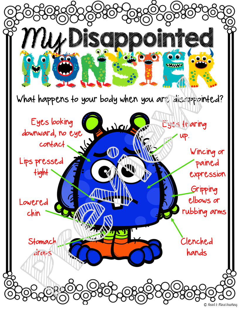 disappointed monster