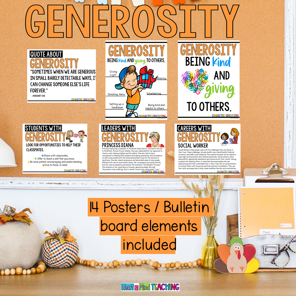 Teaching Generosity in the Classroom Heart and Mind Teaching