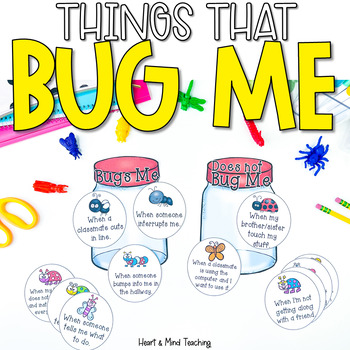 Things that BUG me activity for Anger Management