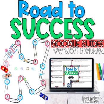 Road to Success game for google slides distance learning