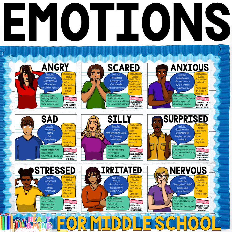 emotions for middle school students